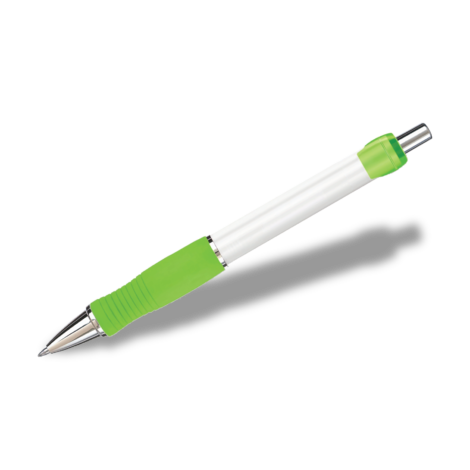 PM Breeze White w Lime trim