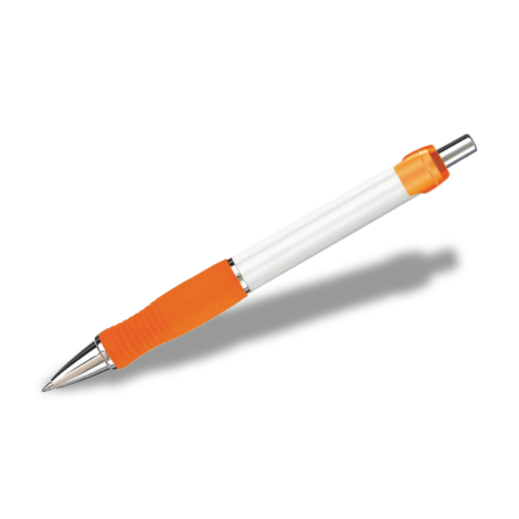 PM Breeze White w Orange trim