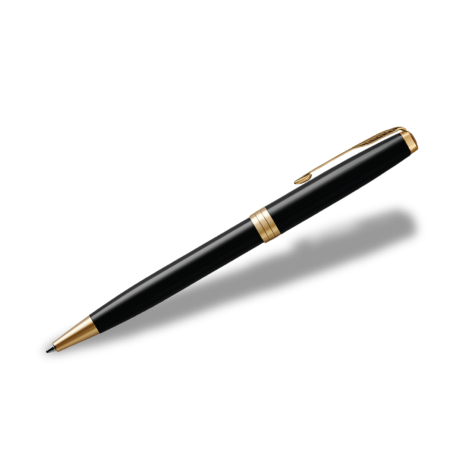 Parker Sonnet Black Lacquer GT BP