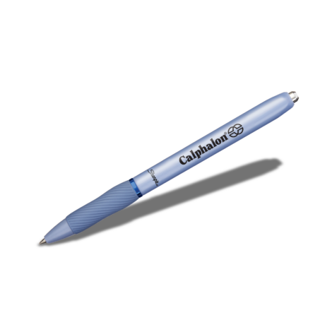 Sharpie S-Gel frosted blue w blue ink with logo