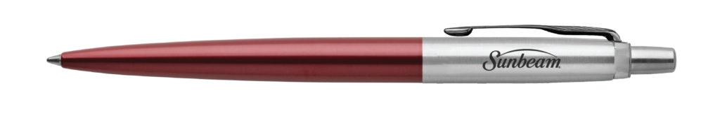 Jotter Kensington Red CT BP clip90_w_logo