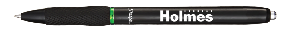 Sharpie S-Gel green with logo