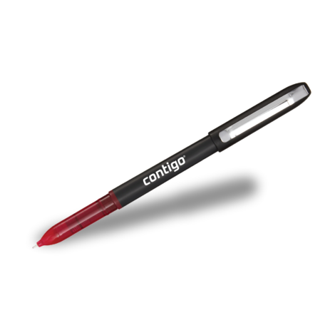 Sharpie Roller Red cap opened w logo